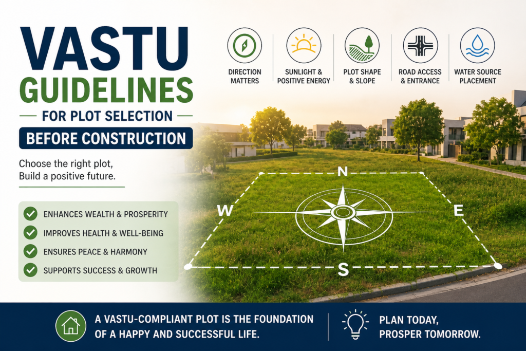 Vastu Guidelines for Plot Selection Before Construction